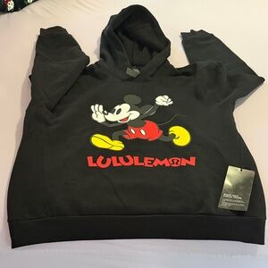 Lululemon Black Mickey Mouse Hoodie